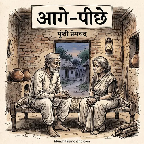 मुंशी प्रेमचंद कृत आगा-पीछा का कवर इमेज