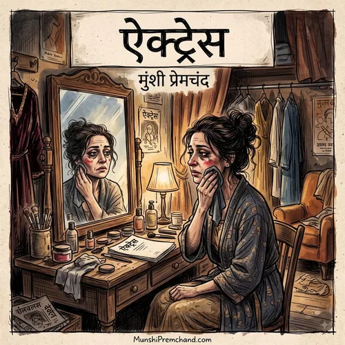 मुंशी प्रेमचंद कृत एक्ट्रेस का कवर इमेज