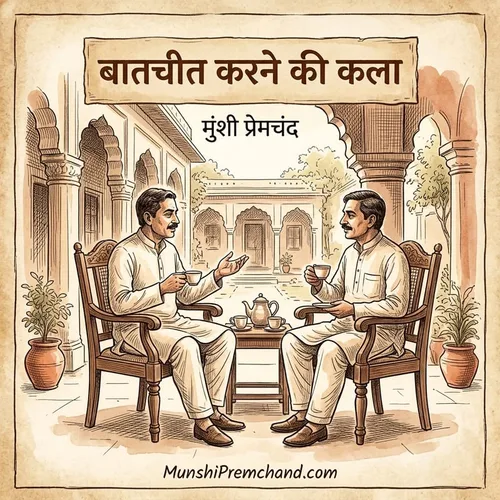 मुंशी प्रेमचंद कृत बातचीत करने की कला का कवर इमेज
