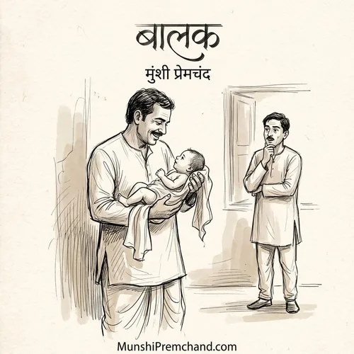 मुंशी प्रेमचंद कृत बालक का कवर इमेज