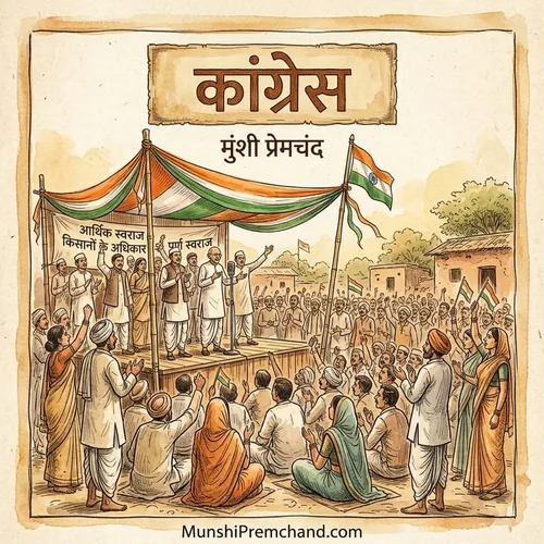मुंशी प्रेमचंद कृत कांग्रेस का कवर इमेज