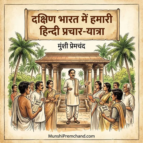 मुंशी प्रेमचंद कृत दक्षिण भारत में हमारी हिन्दी प्रचार-यात्रा का कवर इमेज