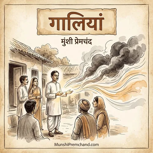 मुंशी प्रेमचंद कृत गालियां का कवर इमेज
