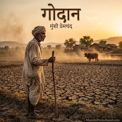 मुंशी प्रेमचंद कृत गोदान का कवर इमेज