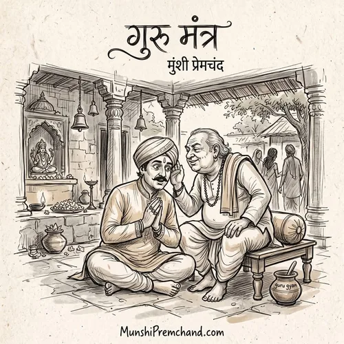 मुंशी प्रेमचंद कृत गुरु-मंत्र का कवर इमेज