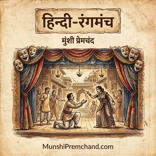 मुंशी प्रेमचंद कृत हिन्दी-रंगमंच का कवर इमेज