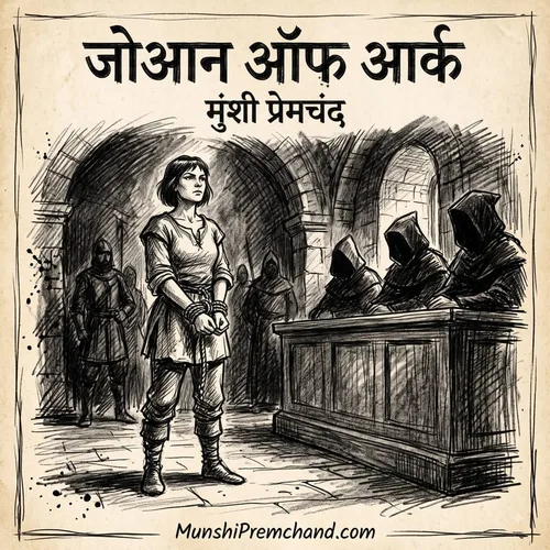 मुंशी प्रेमचंद कृत जोन ऑफ आर्क का कवर इमेज