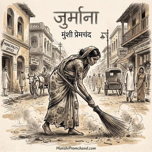 मुंशी प्रेमचंद कृत जुरमाना का कवर इमेज