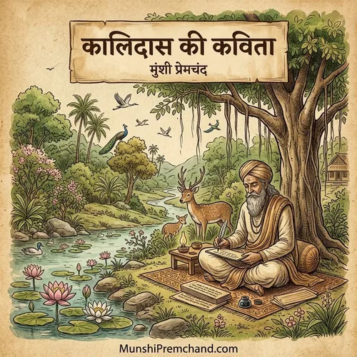 मुंशी प्रेमचंद कृत कालिदास की कविता का कवर इमेज