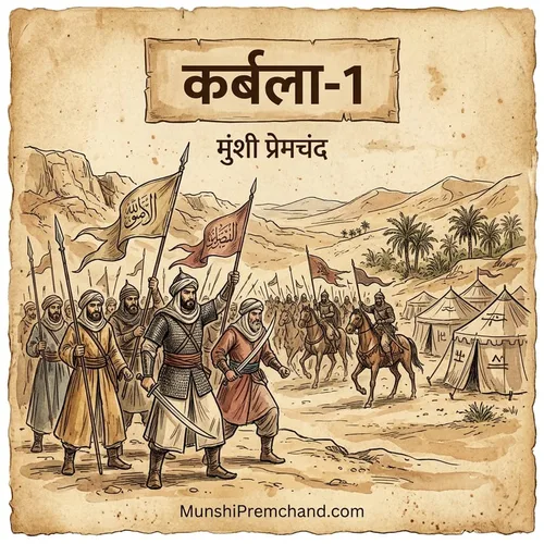 मुंशी प्रेमचंद कृत कर्बला-1 का कवर इमेज