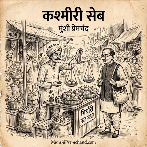 मुंशी प्रेमचंद कृत कश्मीरी सेब का कवर इमेज