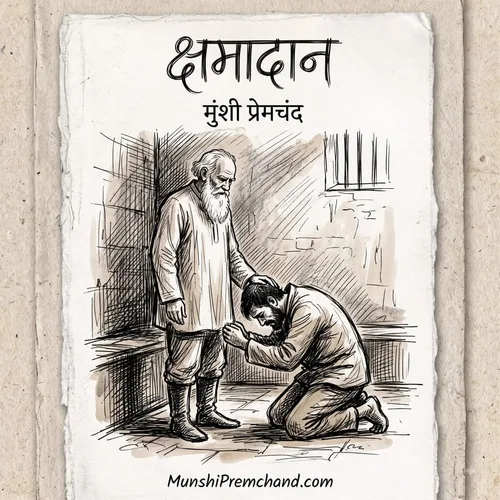 मुंशी प्रेमचंद कृत क्षमादान का कवर इमेज