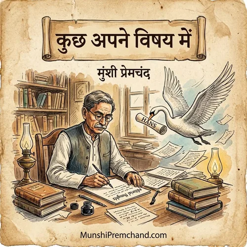 मुंशी प्रेमचंद कृत कुछ अपने विषय में का कवर इमेज