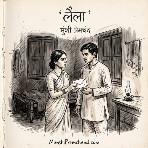 मुंशी प्रेमचंद कृत लैला का कवर इमेज