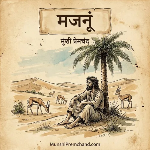 मुंशी प्रेमचंद कृत मजनूं का कवर इमेज