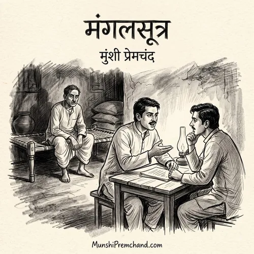 मुंशी प्रेमचंद कृत मंगलसूत्र का कवर इमेज