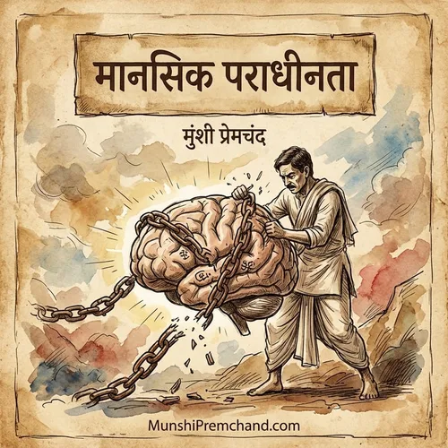 मुंशी प्रेमचंद कृत मानसिक पराधीनता का कवर इमेज