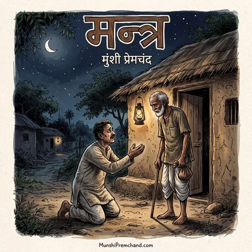 मुंशी प्रेमचंद कृत मंत्र का कवर इमेज