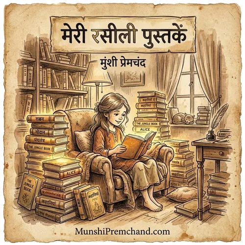 मुंशी प्रेमचंद कृत मेरी रसीली पुस्तकें का कवर इमेज