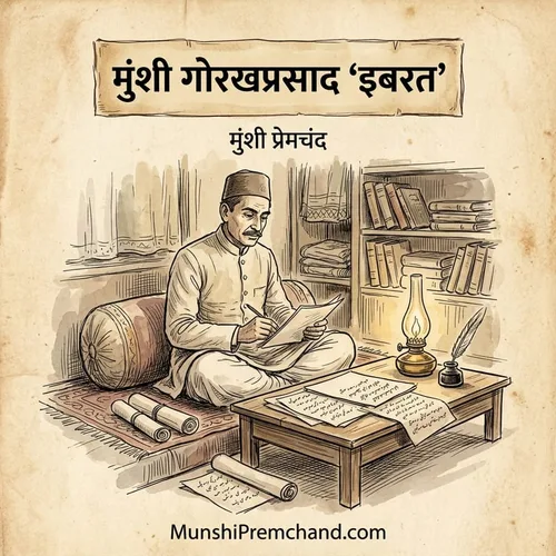 मुंशी प्रेमचंद कृत मुंशी गोरखप्रसाद 'इबरत' का कवर इमेज