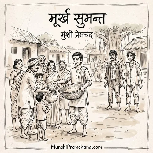 मुंशी प्रेमचंद कृत मूर्ख सुमंत का कवर इमेज