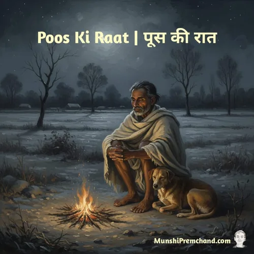 मुंशी प्रेमचंद कृत पूस की रात का कवर इमेज
