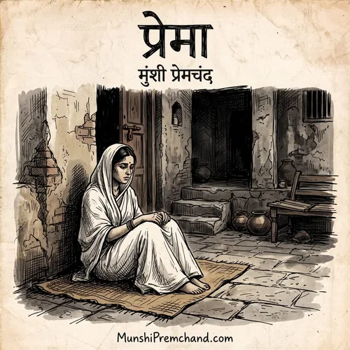 मुंशी प्रेमचंद कृत प्रेमा का कवर इमेज