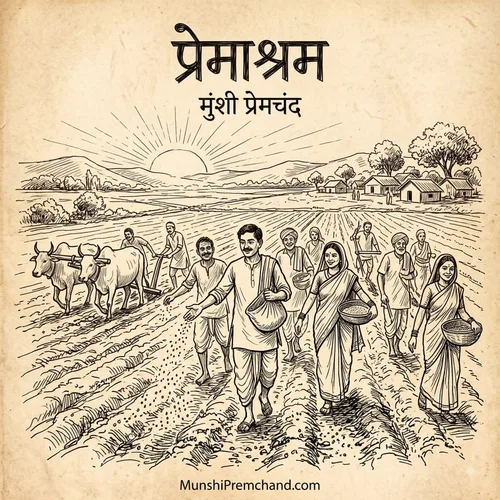 मुंशी प्रेमचंद कृत प्रेमाश्रम का कवर इमेज