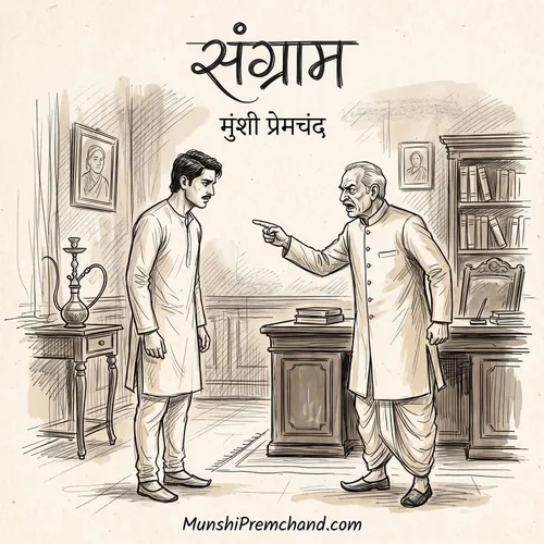 मुंशी प्रेमचंद कृत संग्राम का कवर इमेज