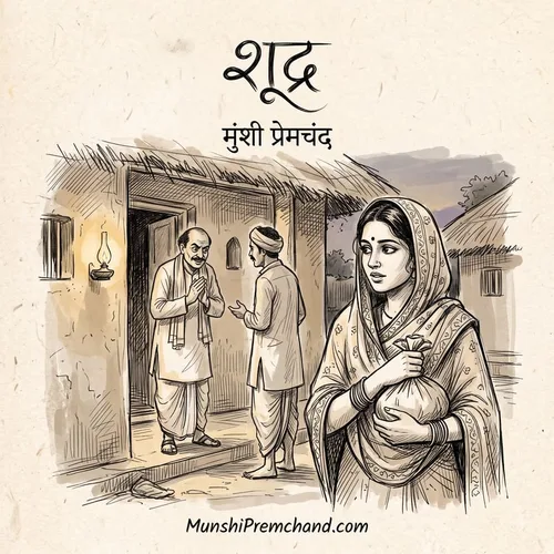 मुंशी प्रेमचंद कृत शूद्रा का कवर इमेज