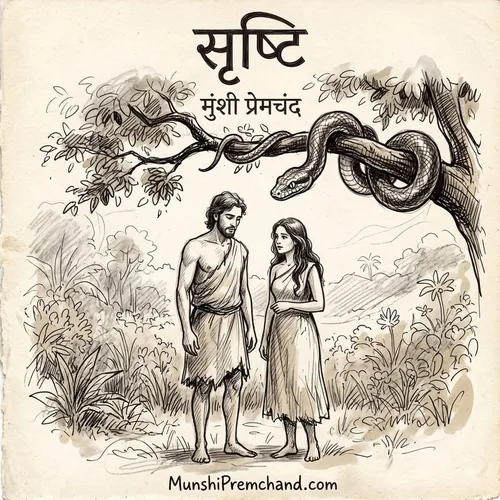 मुंशी प्रेमचंद कृत सृष्टि का कवर इमेज