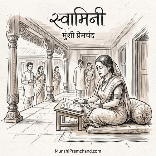 मुंशी प्रेमचंद कृत स्वामिनी का कवर इमेज