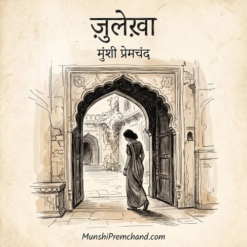 मुंशी प्रेमचंद कृत ज़ुलेखा का कवर इमेज