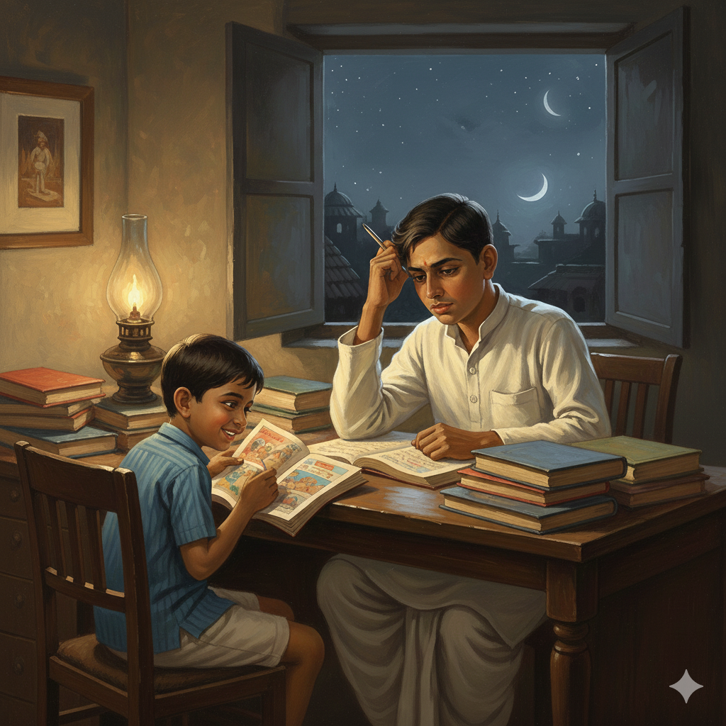 Munshi Premchand Bade Bhai Sahab Story Cover Image
