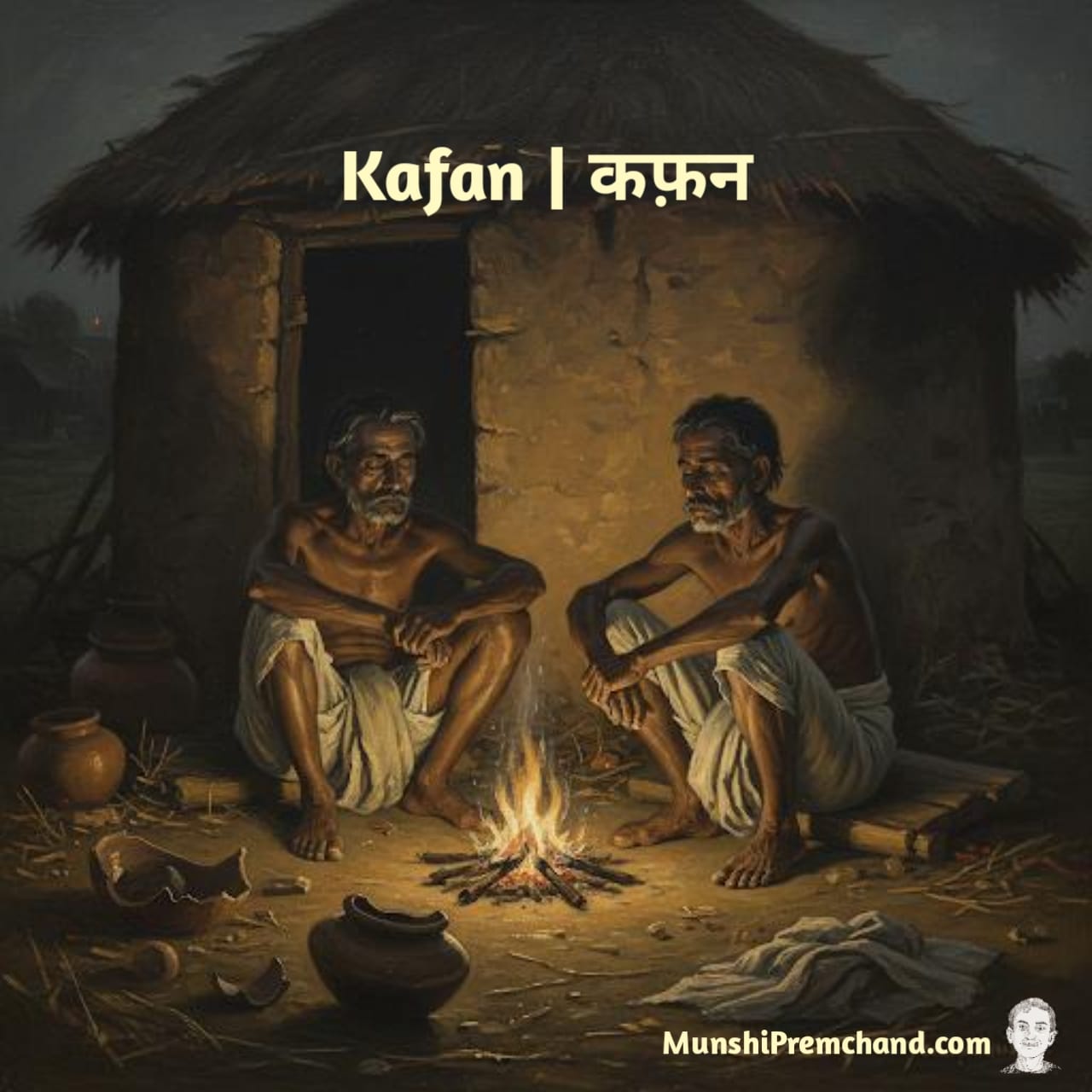 Munshi Premchand Kafan Story Cover Image