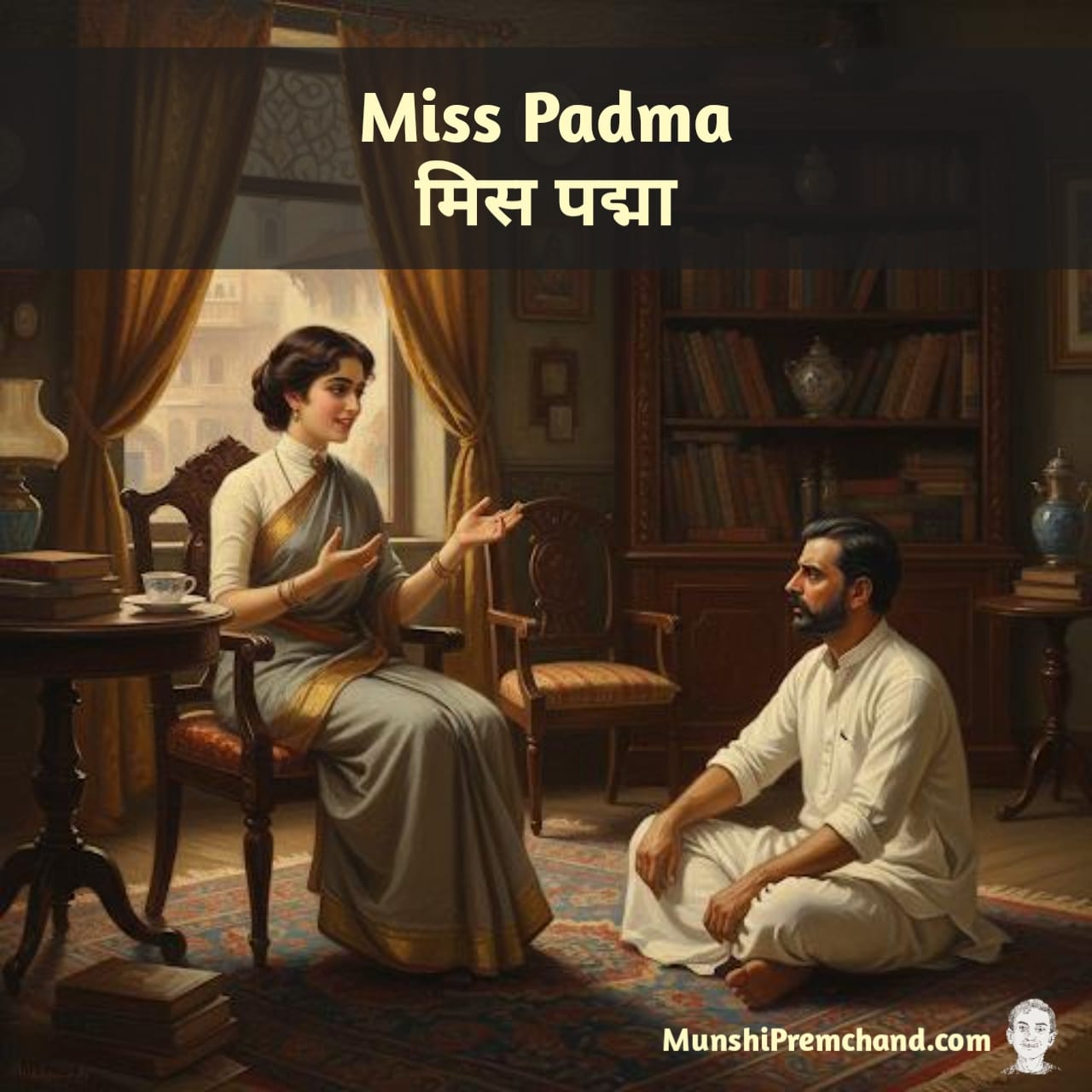 Miss Padma by Munshi Premchand Munshi Premchand Miss Padma Story Cover Image