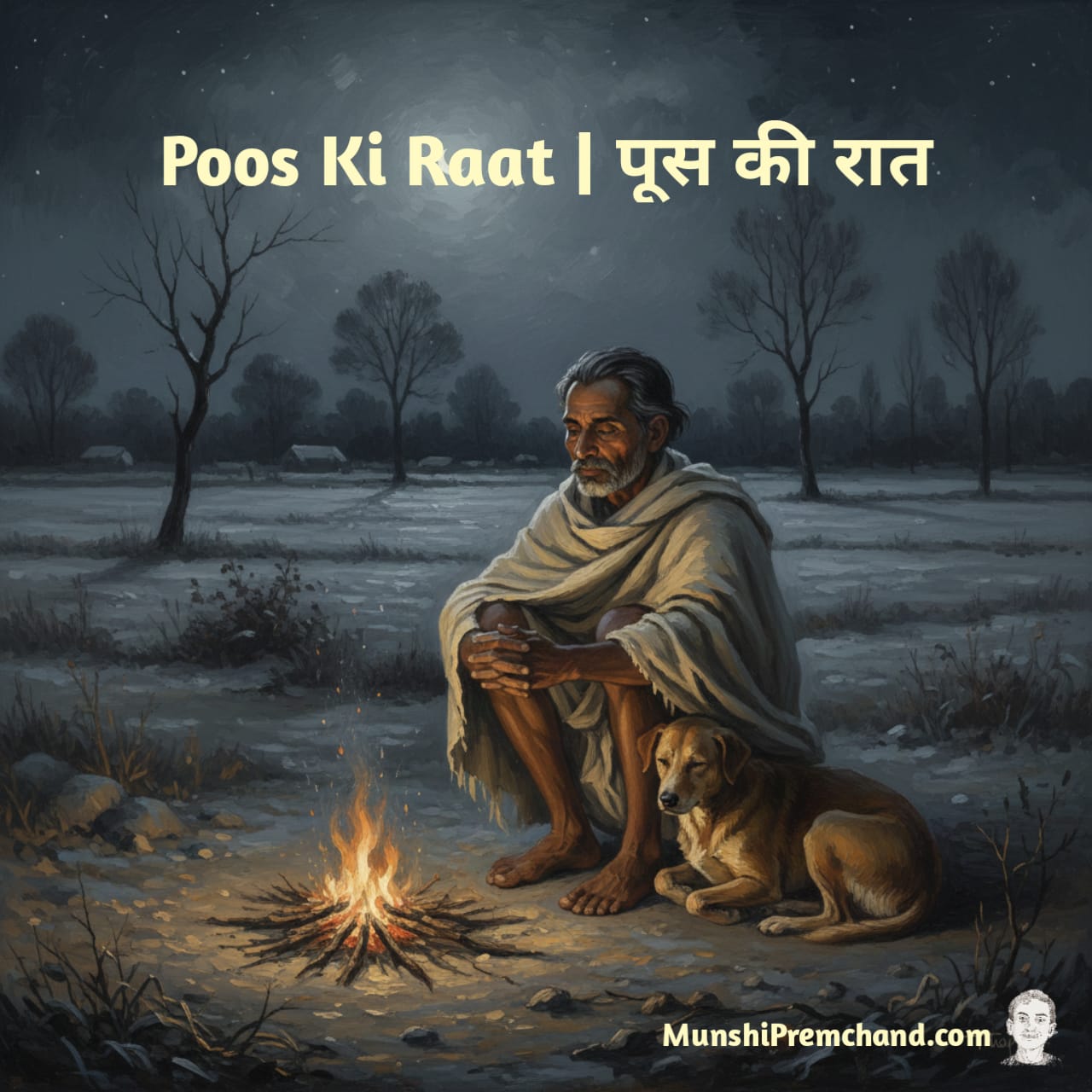 Poos Ki Raat by Munshi Premchand Munshi Premchand Poos Ki Raat Story Cover Image