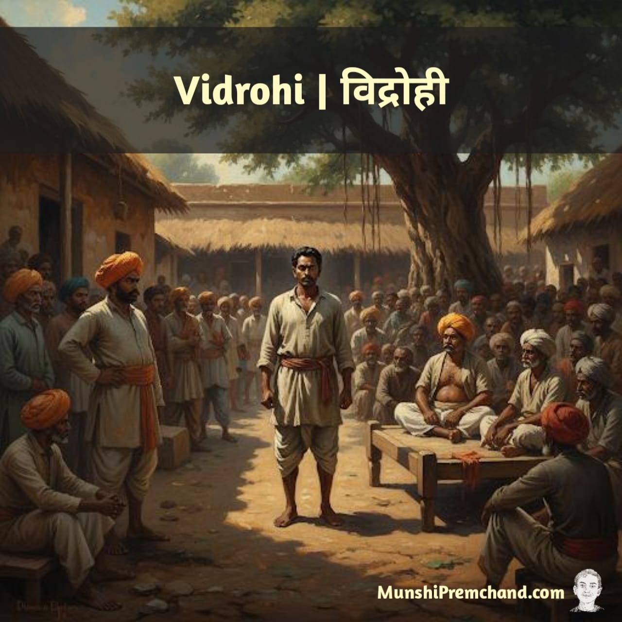 Vidrohi by Munshi Premchand Munshi Premchand Vidrohi Story Cover Image